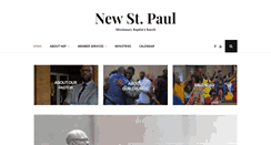 Desktop Screenshot of newstpaulchurch.com