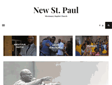 Tablet Screenshot of newstpaulchurch.com